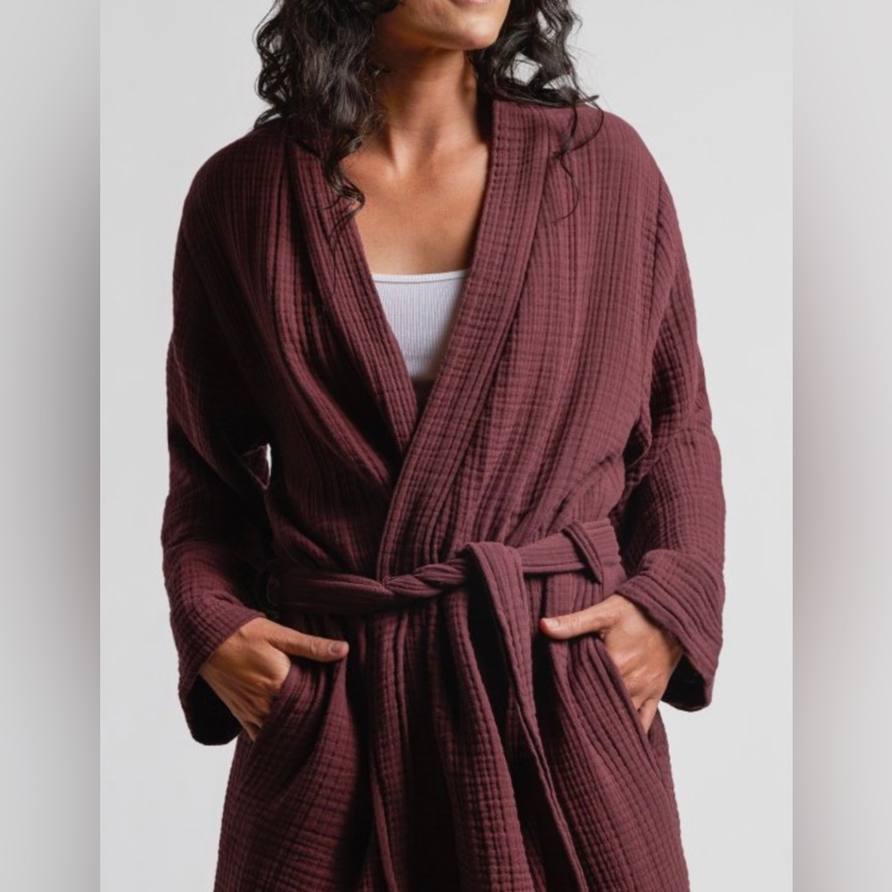 Brand New Parachute Cloud Cotton Robe - Mulberry